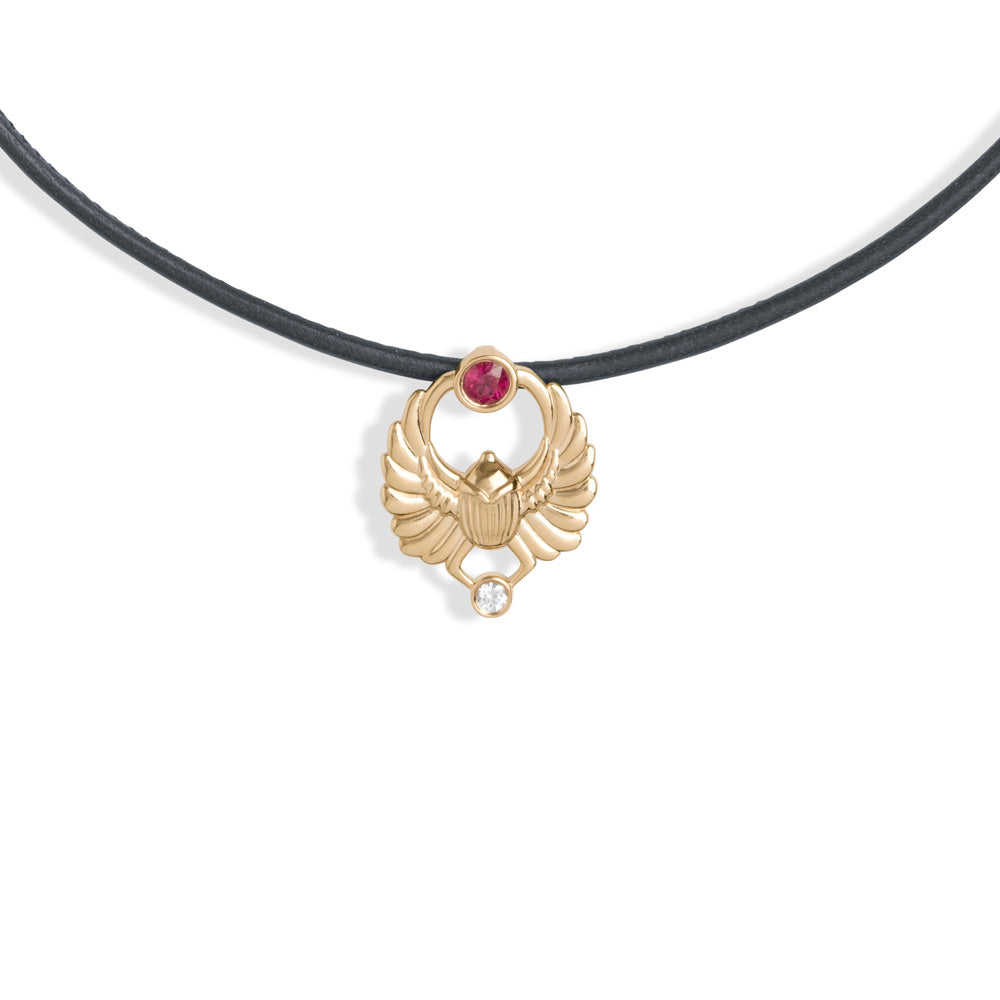 Khepri Scarab Choker