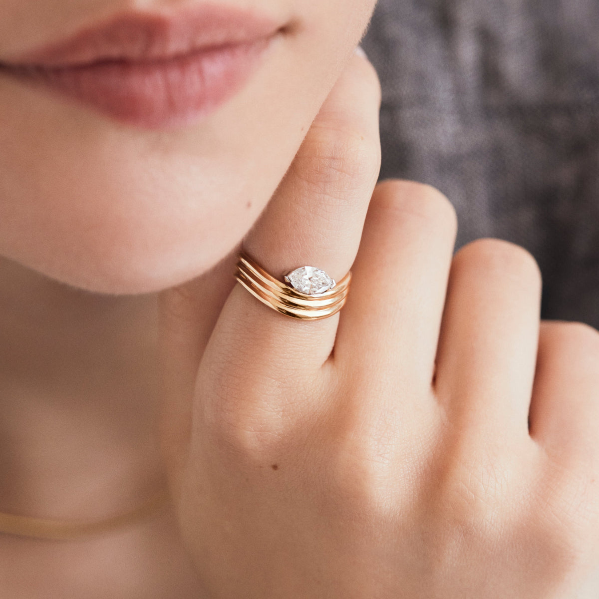 Marquise Bossa Nova Ring