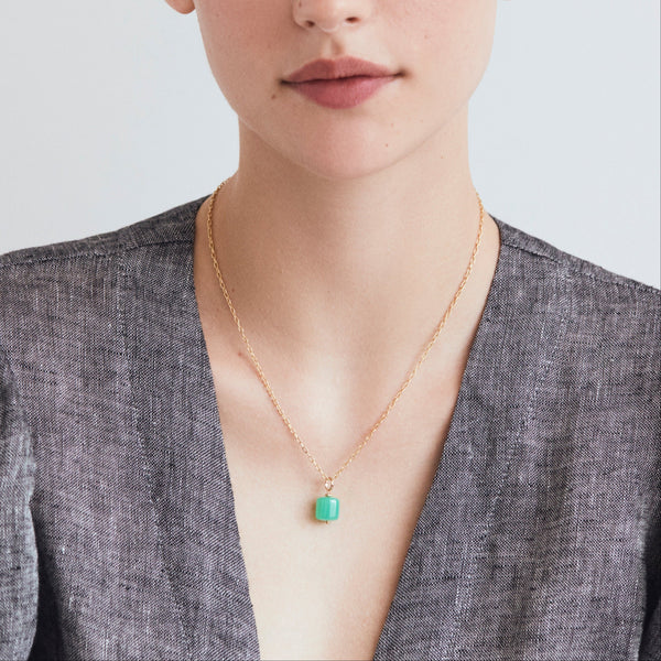 アクセサリー soirreo Soteria Chrysoprase Charm – SELIN KENT