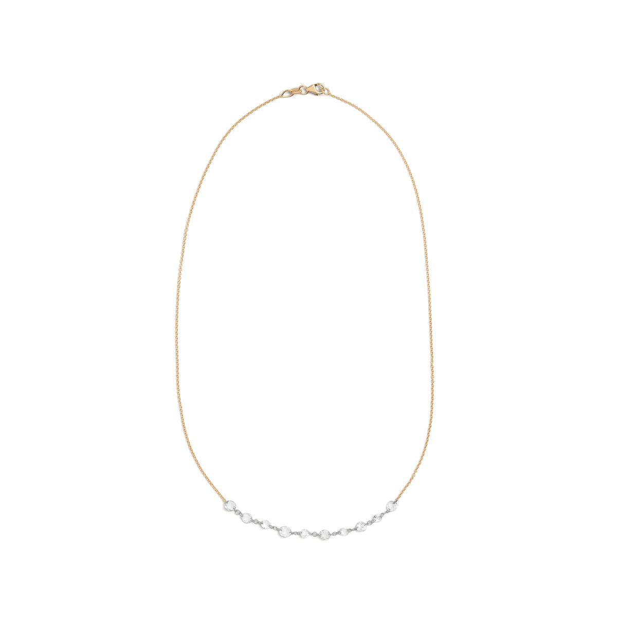 Lila Floating Rose Cut Necklace