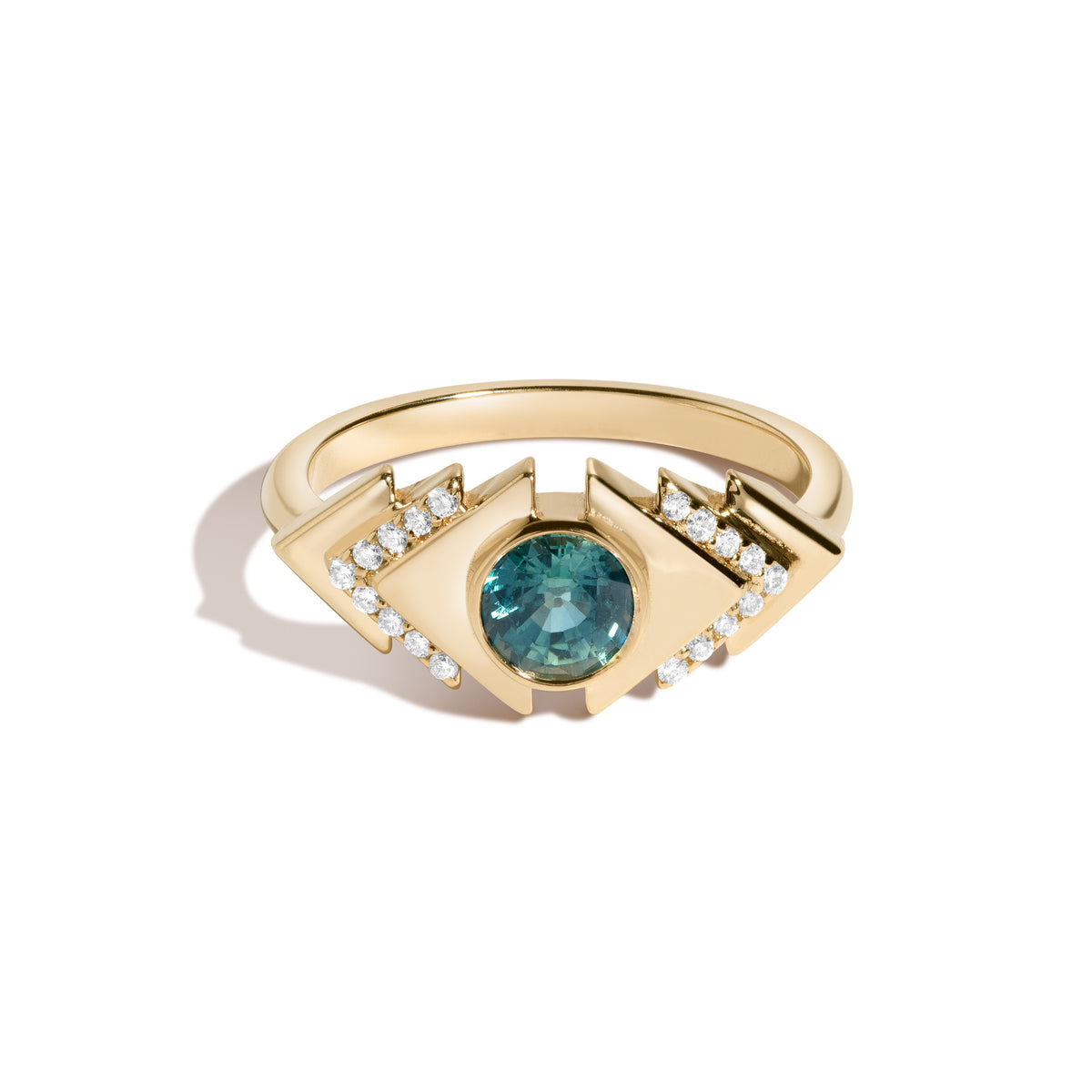 Zilli Teal Sapphire Ring