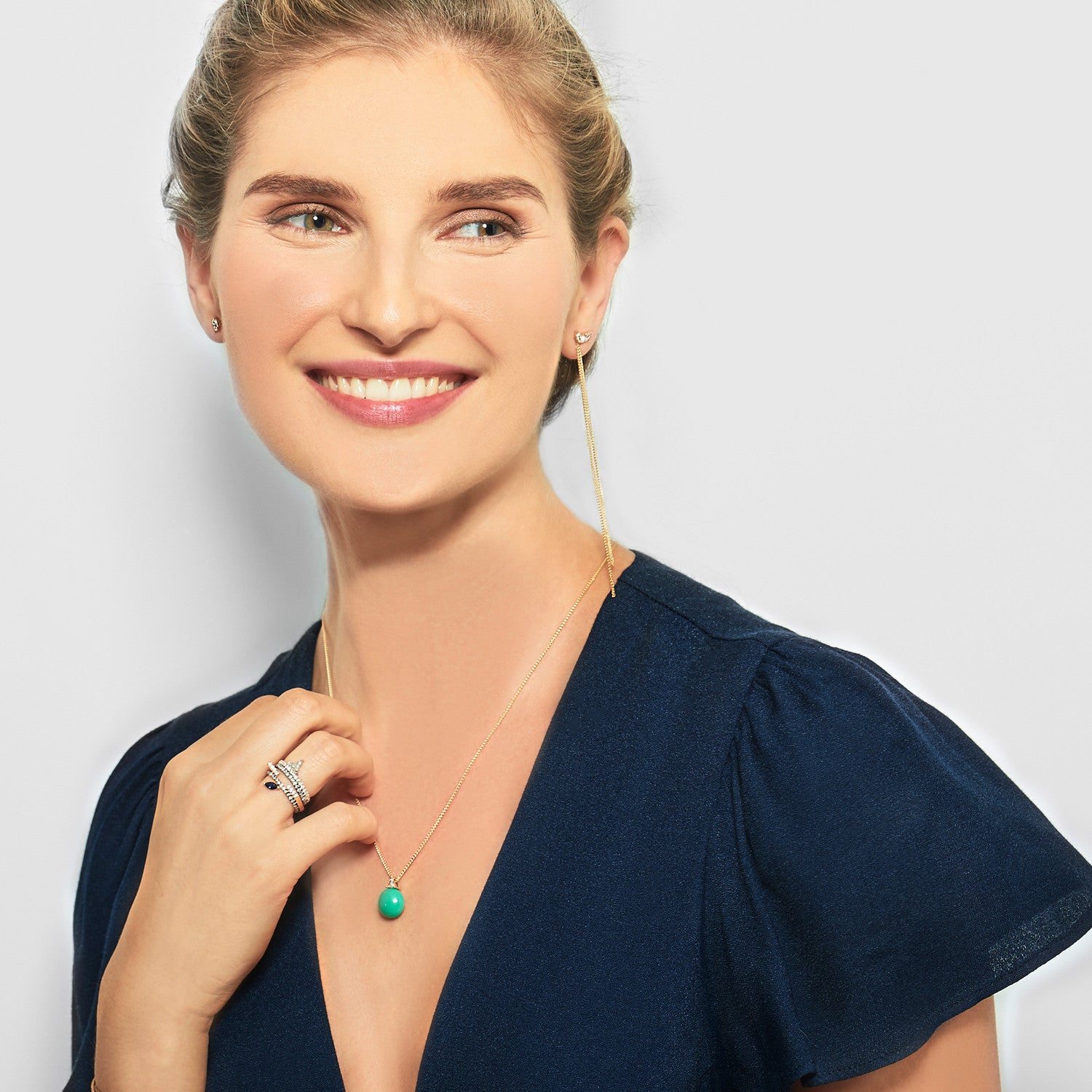 Selin Kent 14K Bella Ear Jacket - On Model