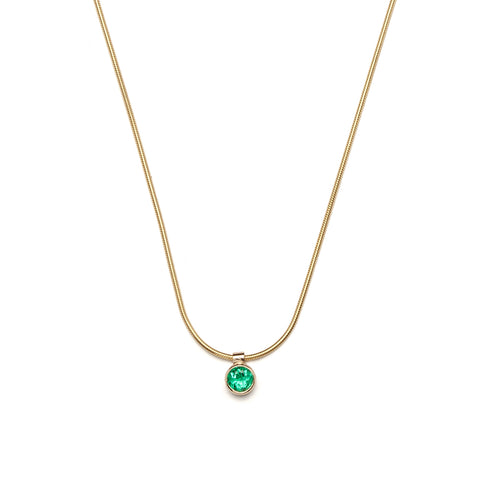 Rhea Necklace | White Diamond & Sapphire