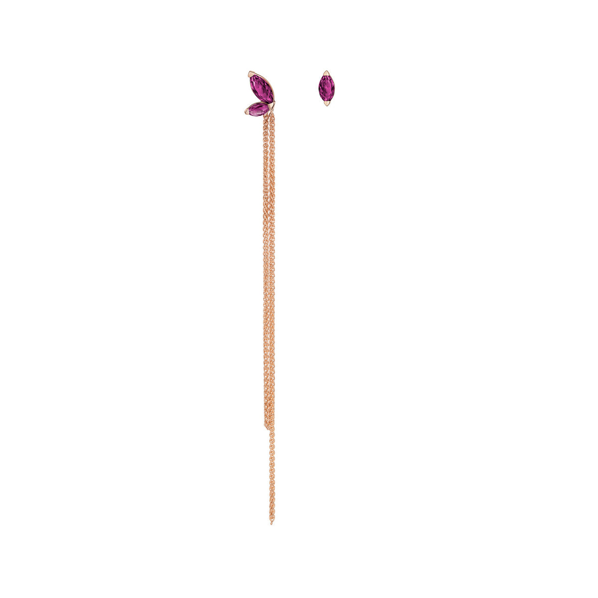 Selin Kent 14K Defne Mismatch Earrings with Ruby