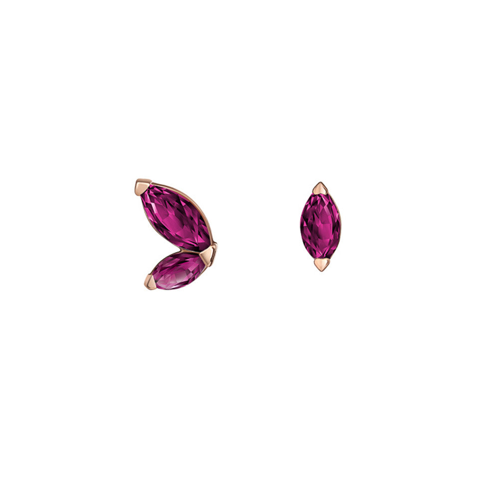 Selin Kent 14K Defne Mismatch Earrings with Ruby