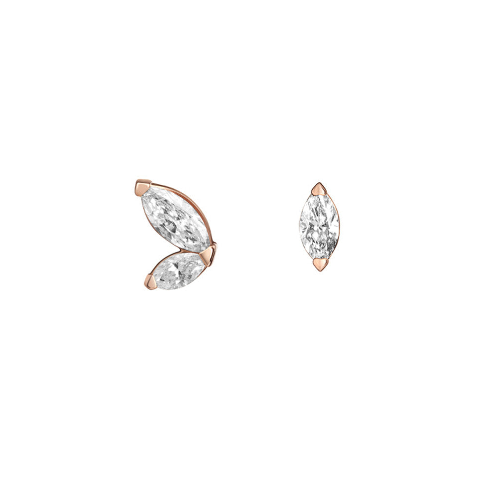 Selin Kent 14K Defne Mismatch Earrings with Diamonds