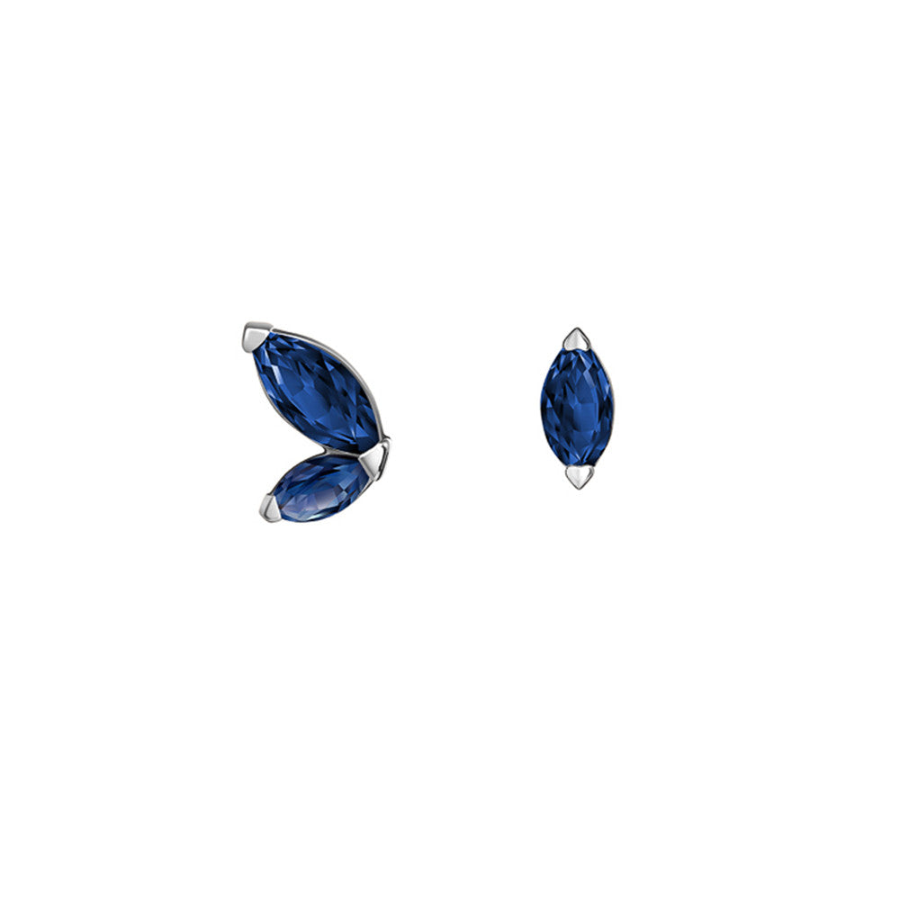 Selin Kent 14K Defne Mismatch Earrings with Sapphire