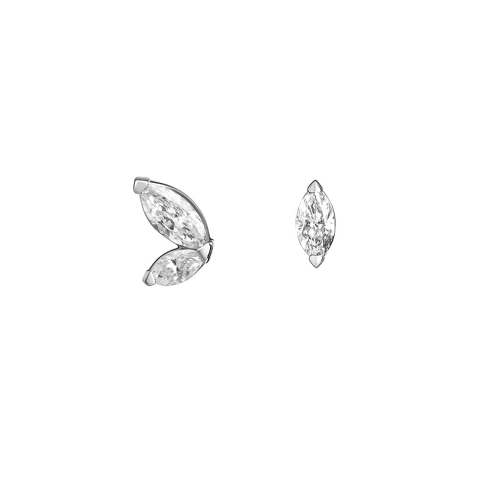 Selin Kent 14K Defne Mismatch Earrings with Diamonds
