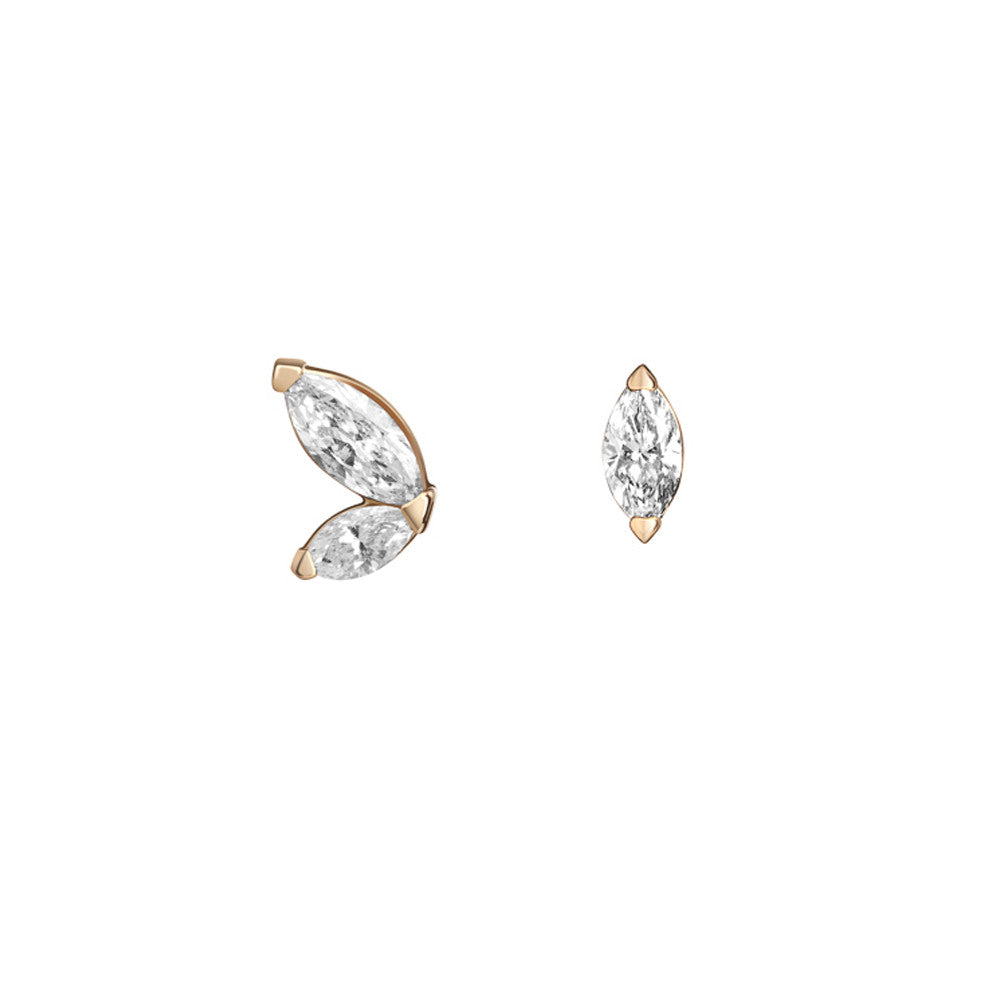 Selin Kent 14K Defne Mismatch Earrings with Diamonds