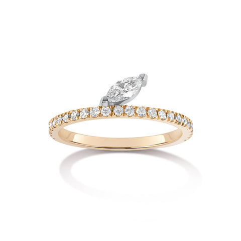 Bossa Nova Diamond Ring