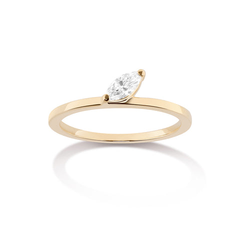 Bossa Nova Diamond Ring