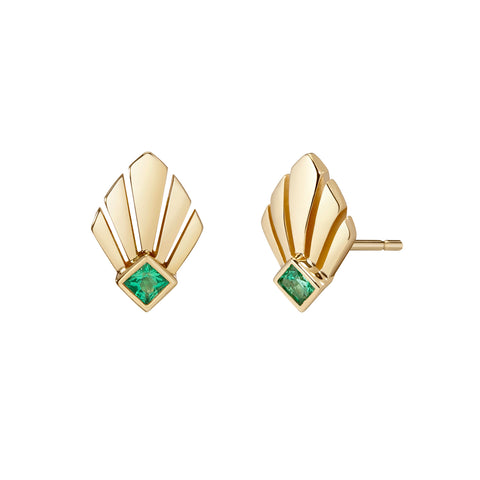 Ada Earrings | Chrysoprase