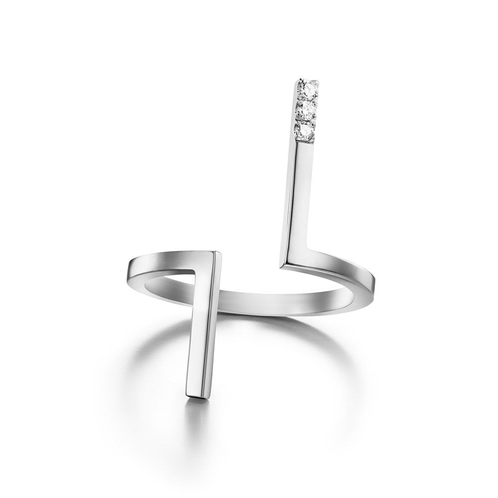 Selin Kent 14K Koko Ring with White Diamonds