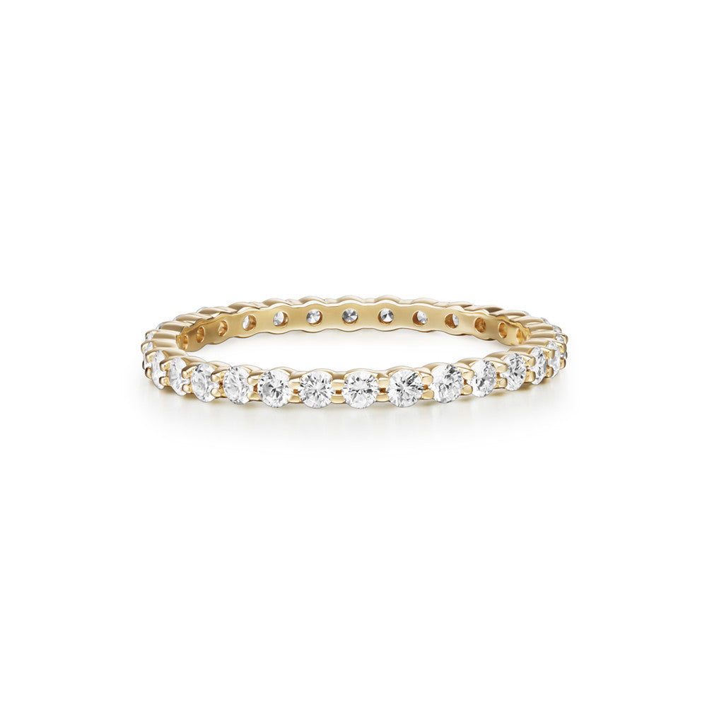 Selin Kent 14K Lara Ring with White Diamonds