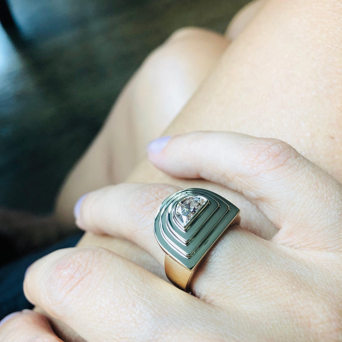 Luna Step Ring