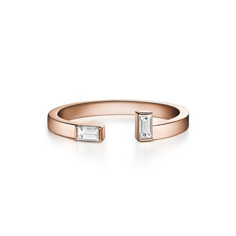 Selin Kent 14K Marla Ring with Baguette Diamonds