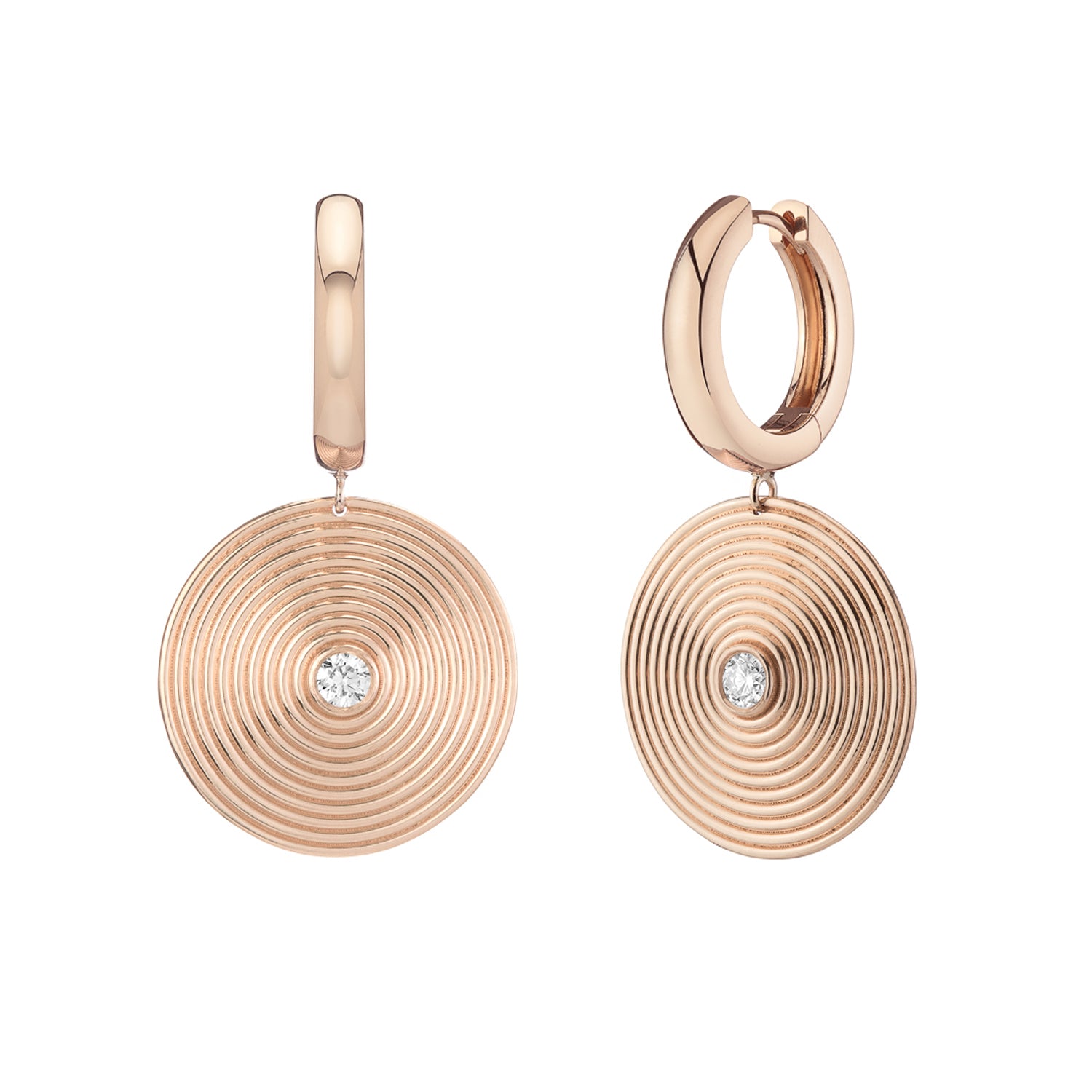 Nicola Hoop & Drop Earrings