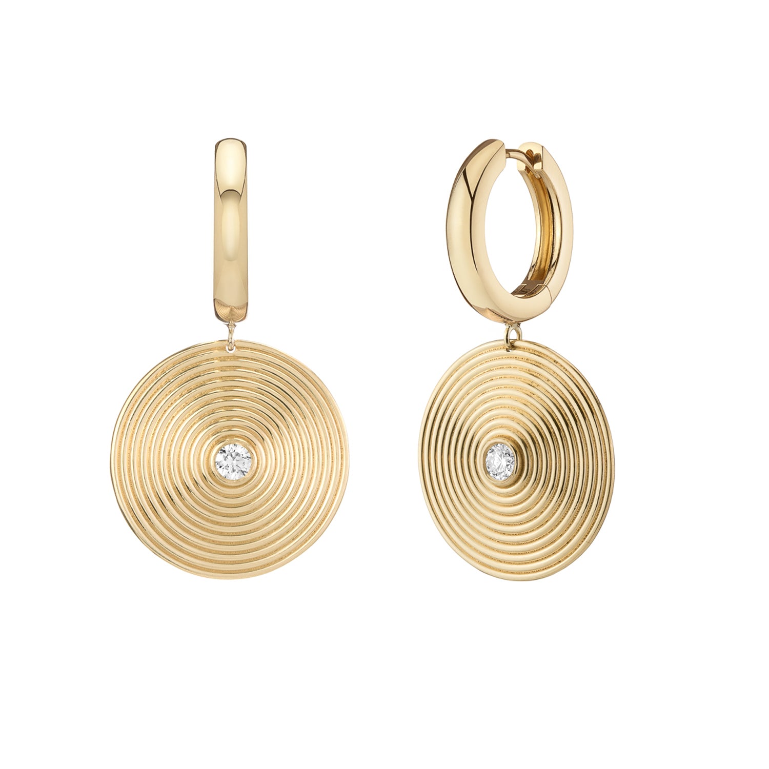 Nicola Hoop & Drop Earrings