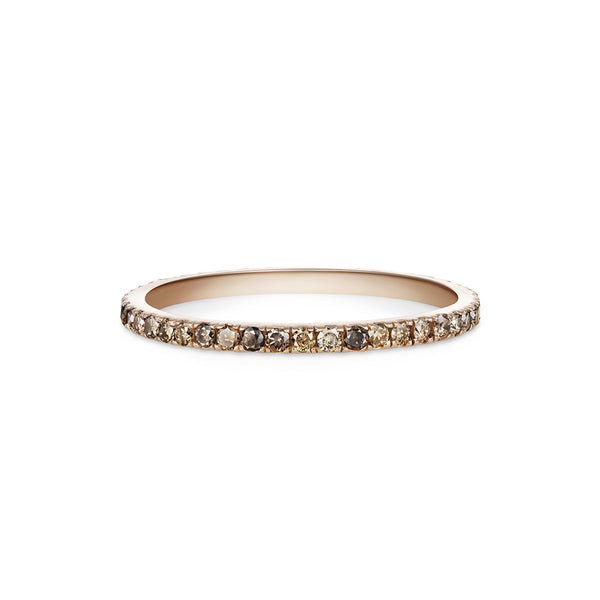 Pavé Eternity Band | Champagne Diamonds – SELIN KENT