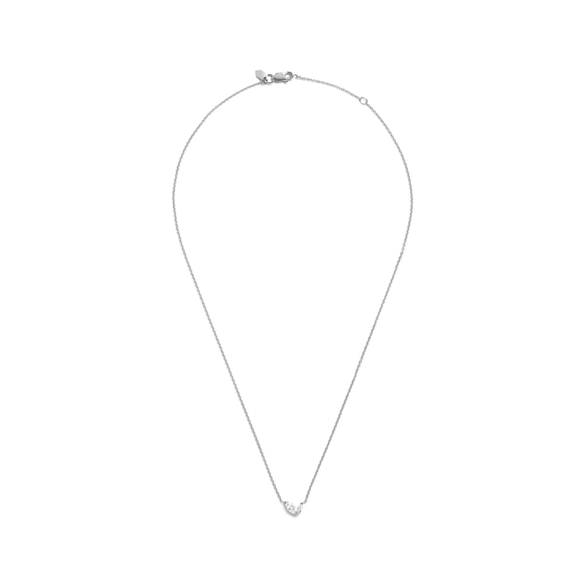 Selin Kent 14K Defne Necklace with Two Marquise White Diamonds