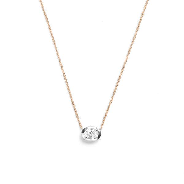 ネックレス・ペンダント STONEHENgE 14k diamond necklace StoneHenge 14K Diamond Necklace G1609D 14K Rose Gold Diamond