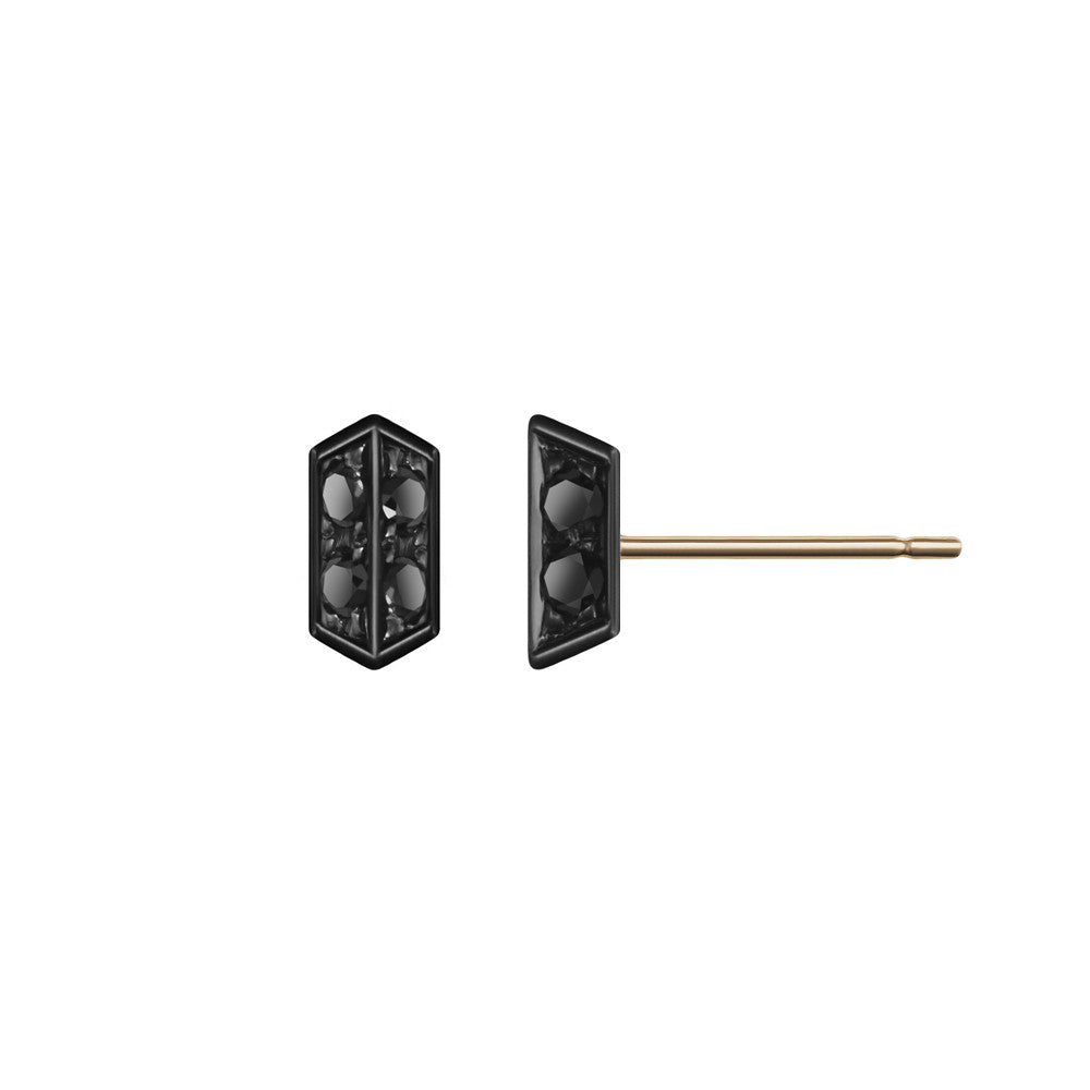 Sophia Studs | Black Diamonds