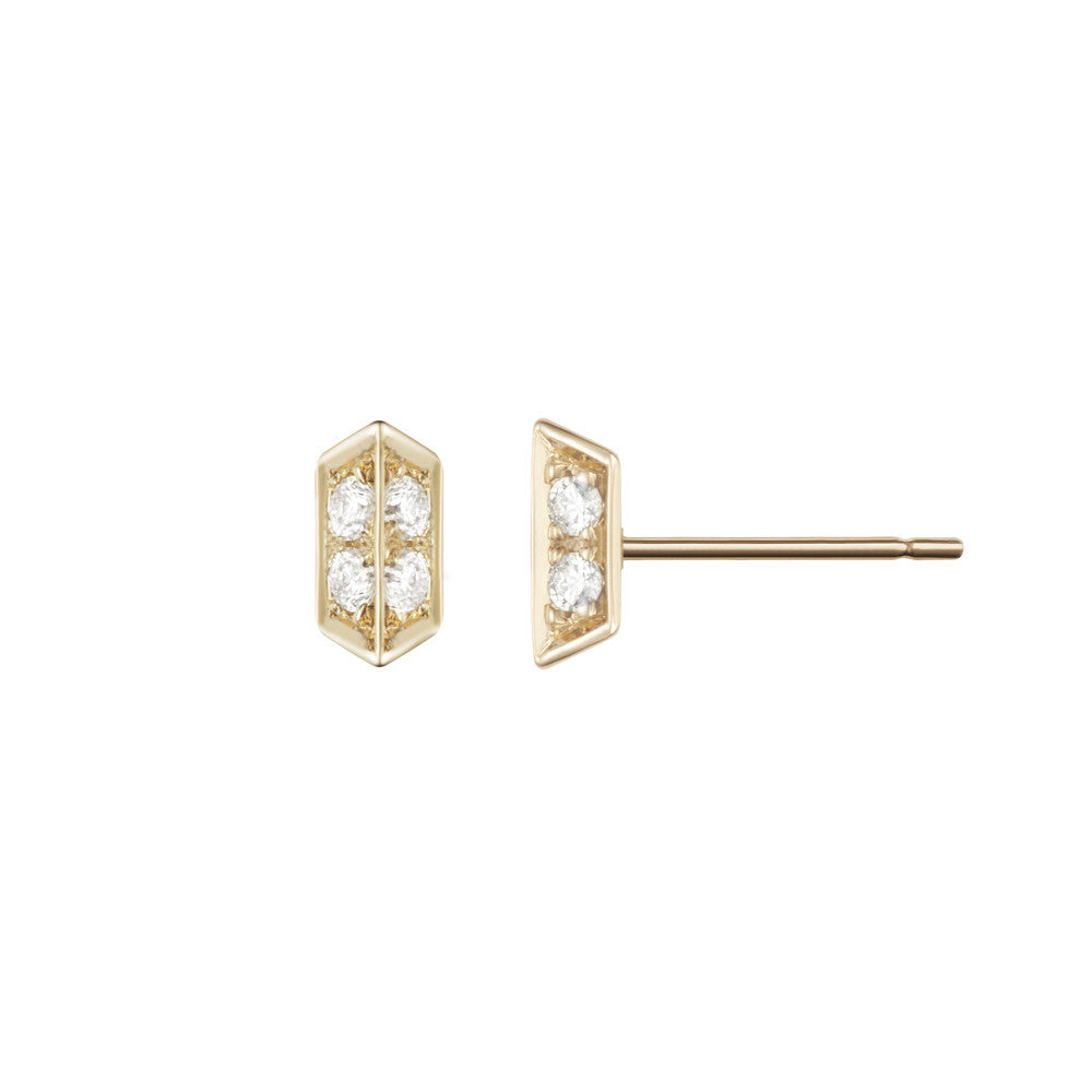Sophia Studs | White Diamonds