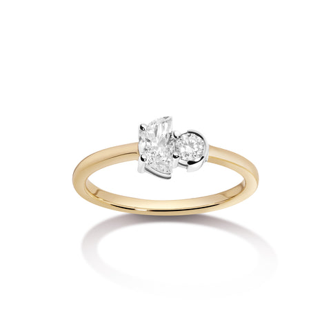 Bossa Nova Diamond Ring