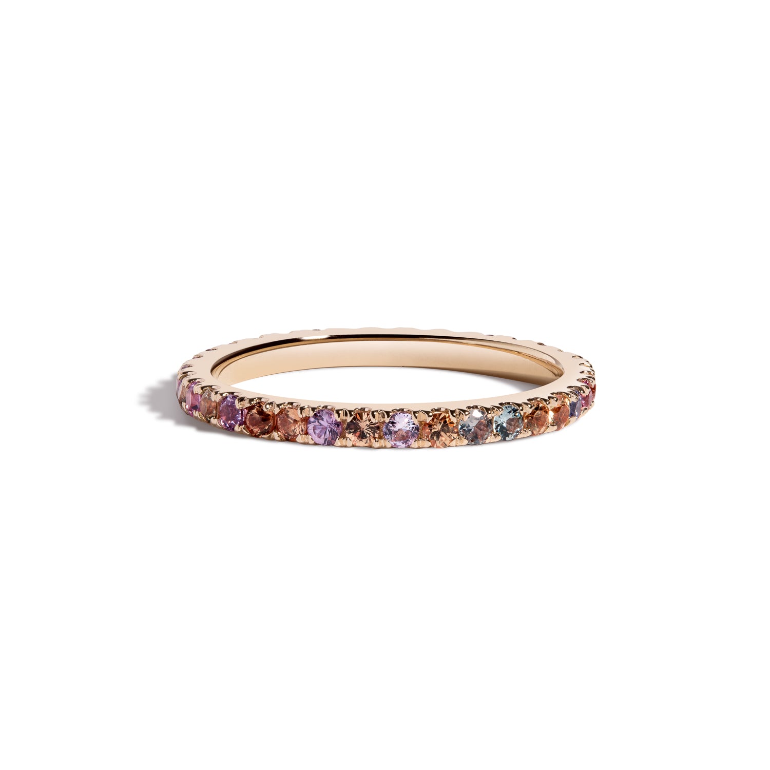 Alba Ring ~ Pastel Sapphire Eternity Band