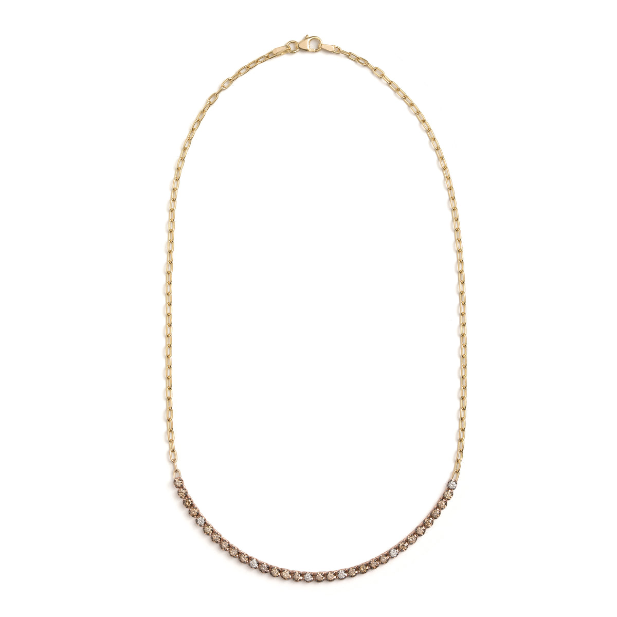 Terra Incognita "Simone" Partial Tennis Necklace