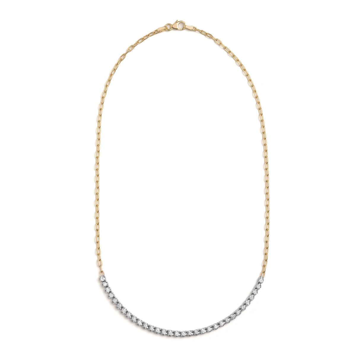 Simone Partial Tennis Necklace