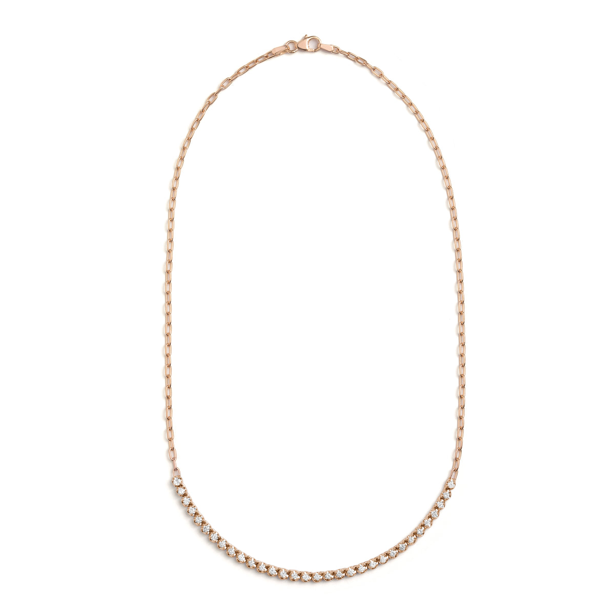 Simone Partial Tennis Necklace