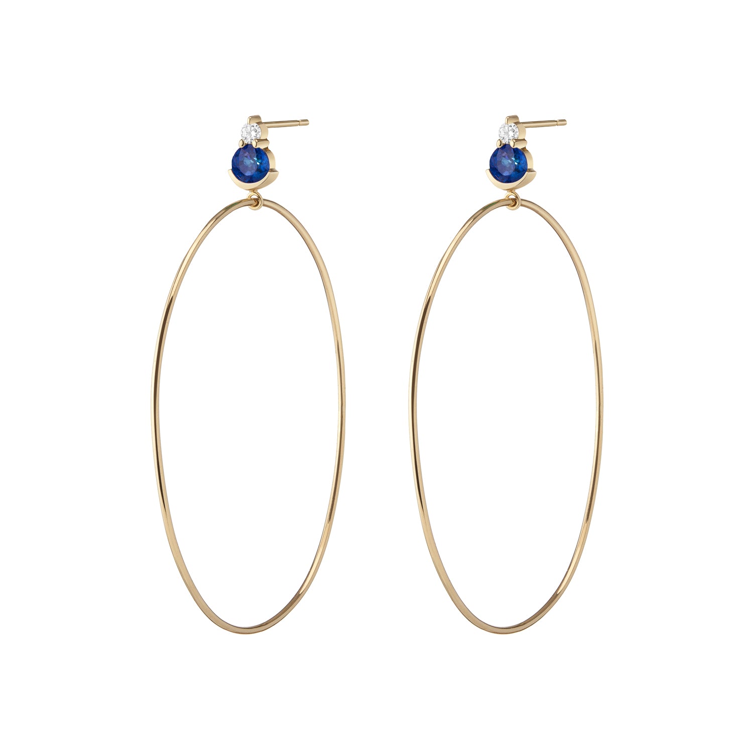 Ayda Hoops | Sapphire