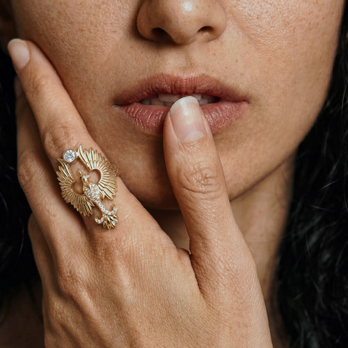 Anka Rising Ring - Diamond