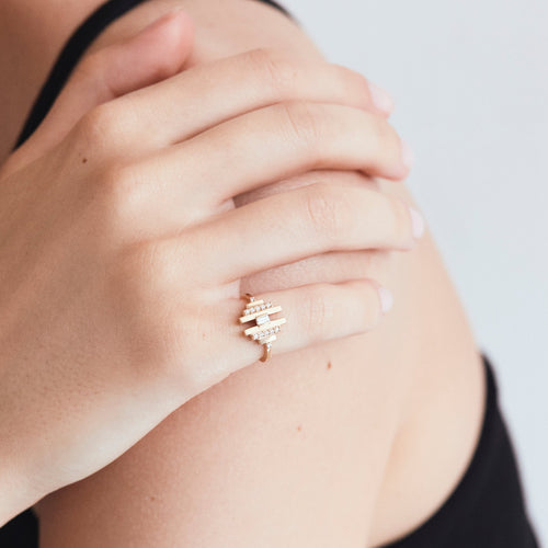 Cicim Pavé Pinky Ring