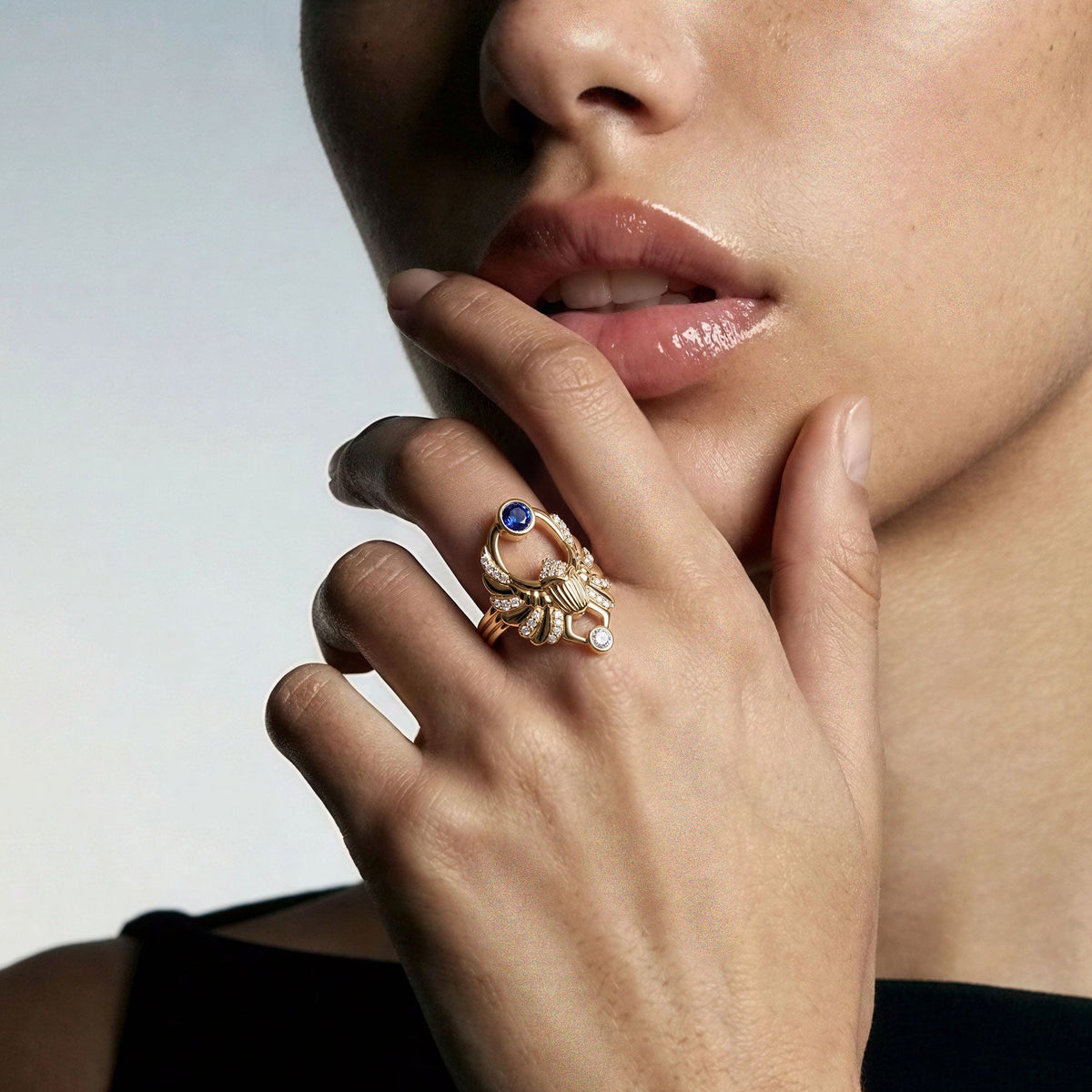 Khepri Scarab Ring
