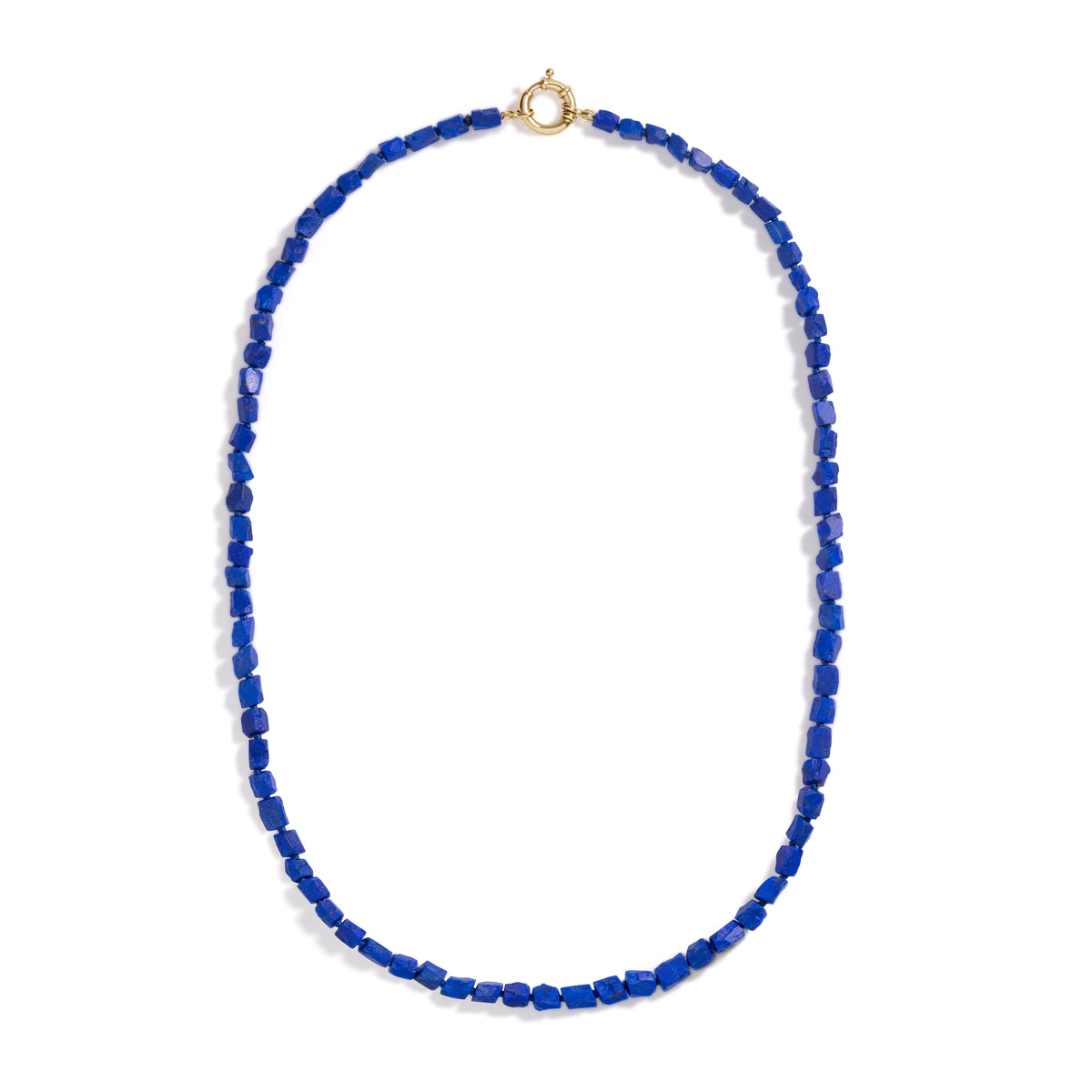 Lapis Lazuli Nugget Beaded Necklace