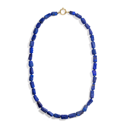 Lapis Lazuli Deluxe Beaded Necklace