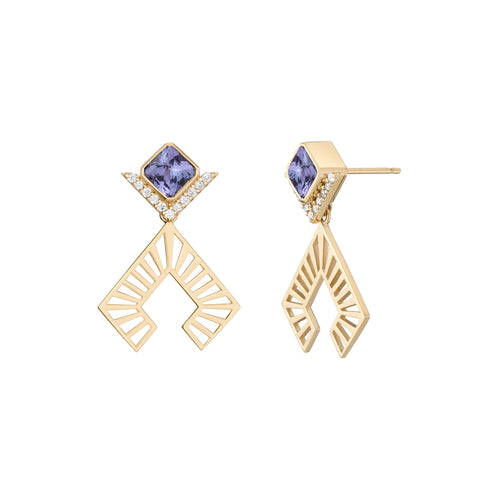 Elibelinde Tanzanite Drop Earrings