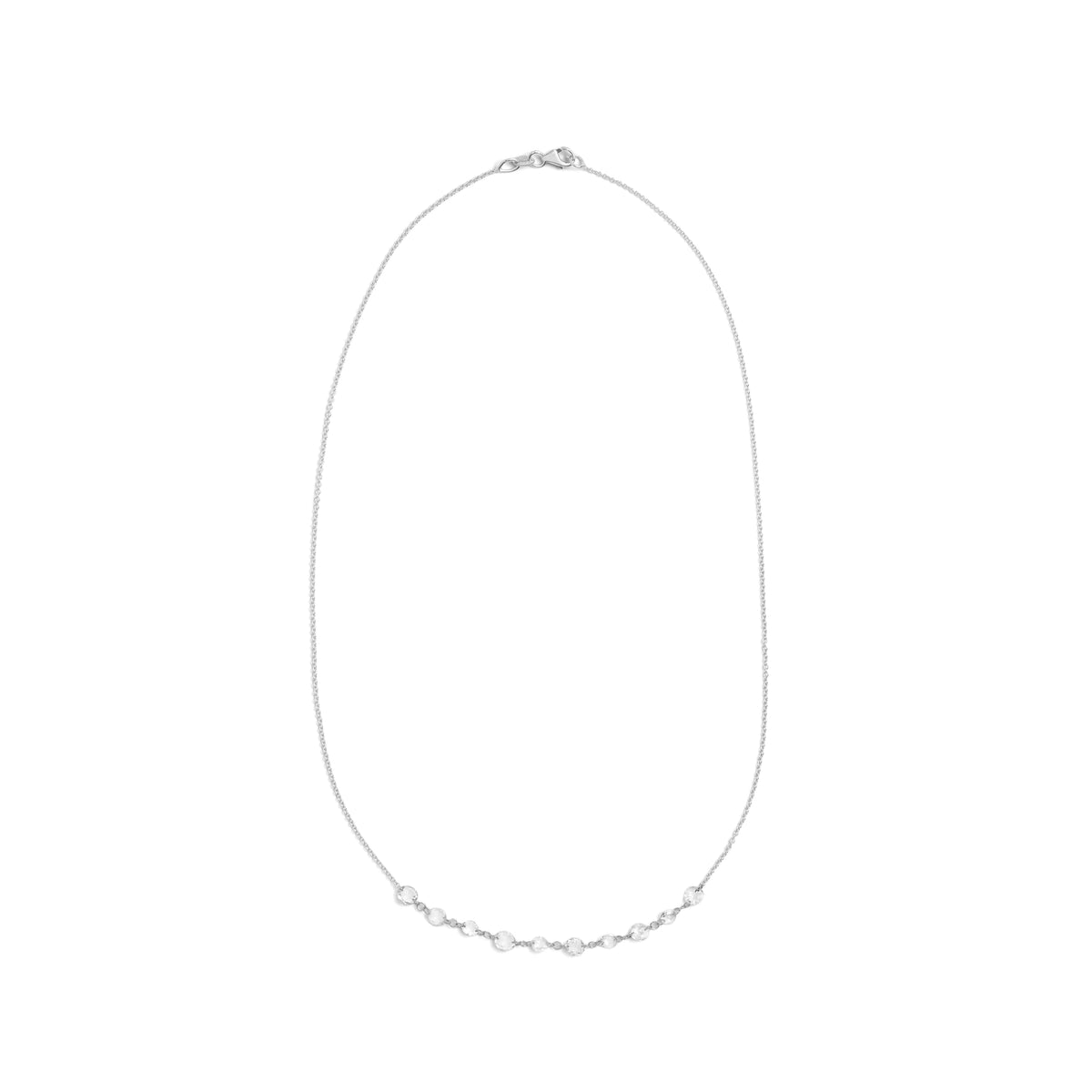 Lila Floating Rose Cut Necklace