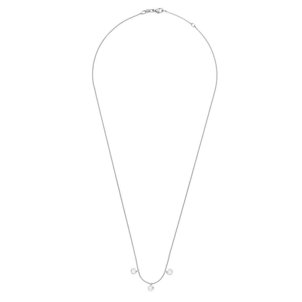 Selin Kent 14K Artemis Necklace with Three Rose Cut White Diamonds