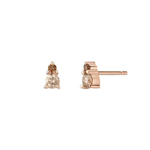 Ayda Studs | Champagne Diamonds