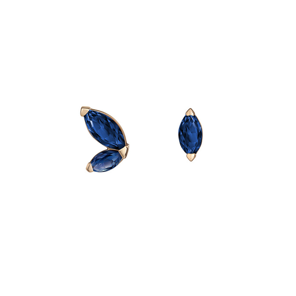 Selin Kent 14K Defne Mismatch Earrings with Sapphire