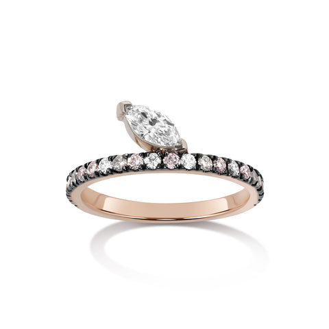 Bossa Nova Diamond Ring