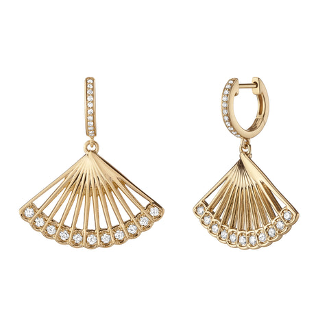 Jeanne Peridot & Pink Sapphire Drop Earrings