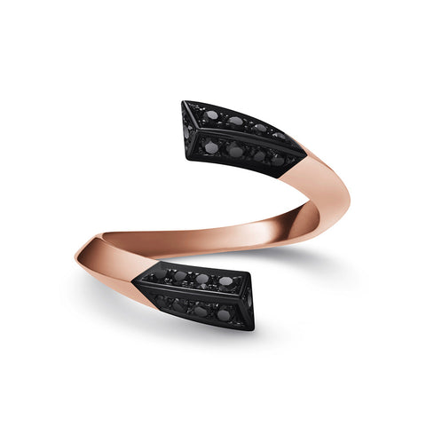 Charlotte Mini Pavé Studs | Black Diamonds