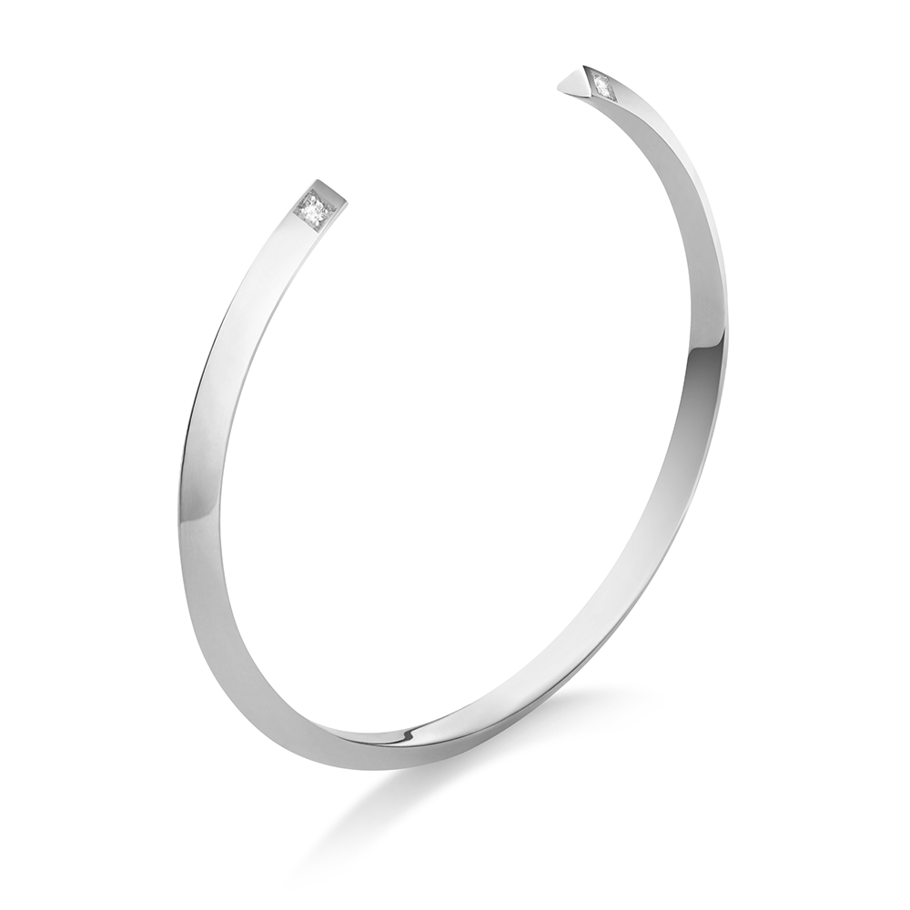 Selin Kent 14K Greta Cuff with Four White Diamonds