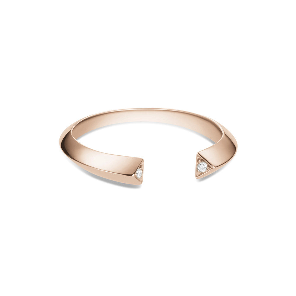 Selin Kent 14K Greta Ring with Two White Diamonds