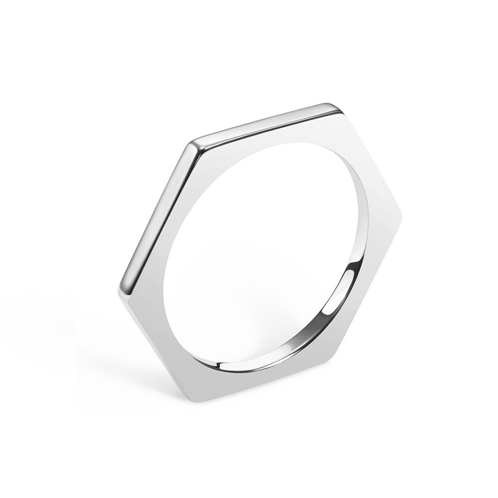 Selin Kent 14K Hex Ring 