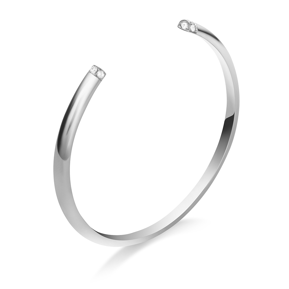 Selin Kent 14K Louise Cuff with White Diamond Accents